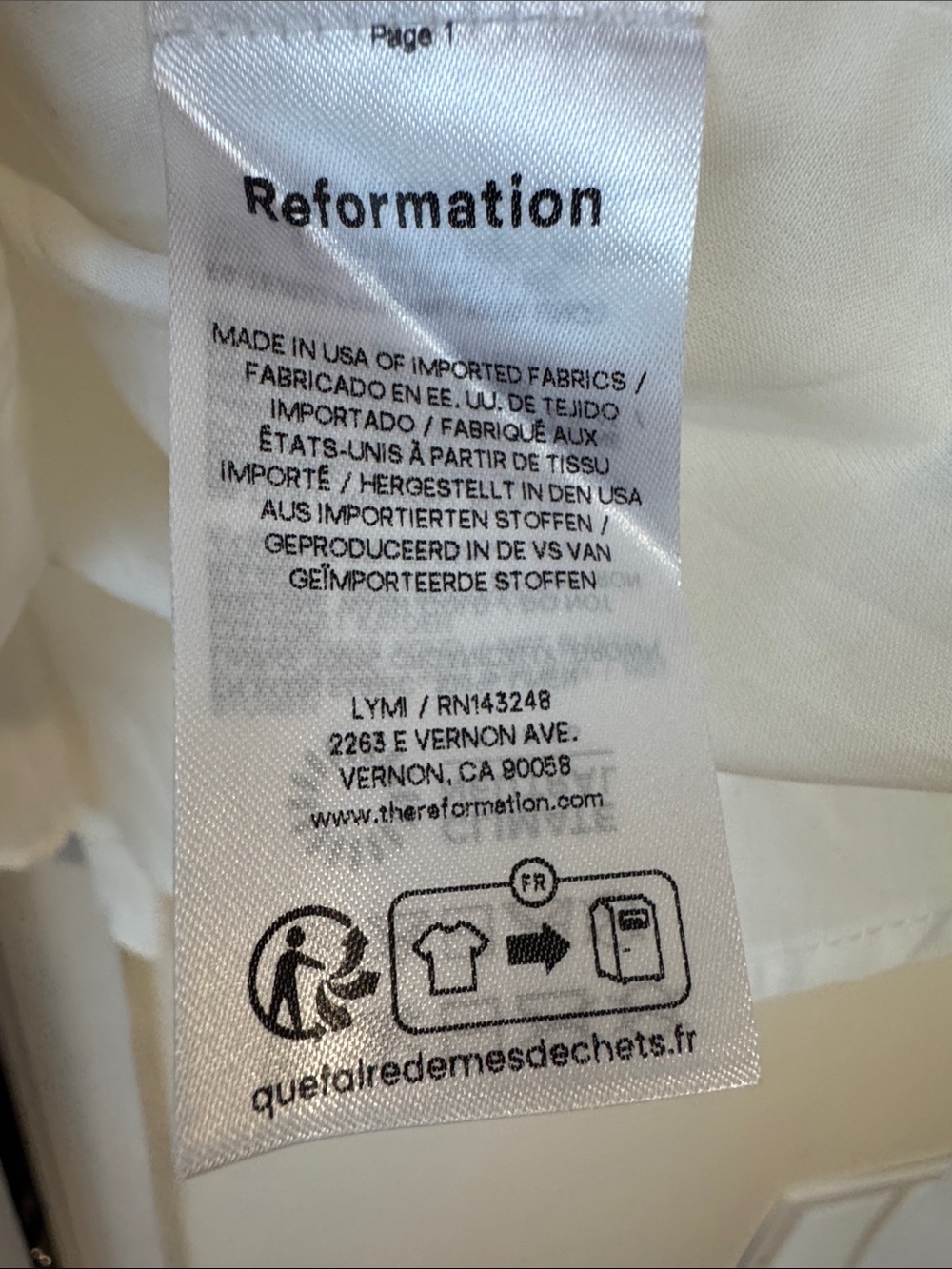 Reformation White Cotton Poplin Midi Skirt 8 - Picture 10 of 11